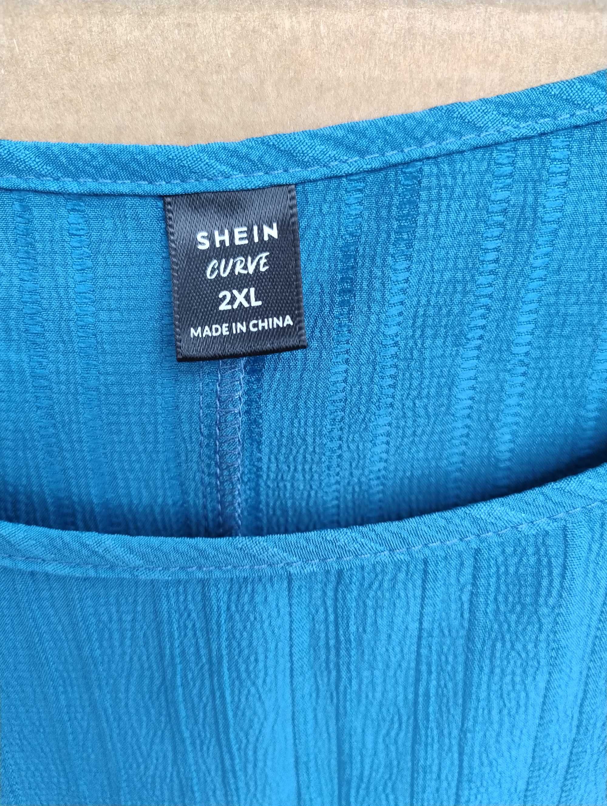 SUPER CENA Bluzka Shein Curve 2XL-3XL, bluzka C&A r. L w kwiatki
