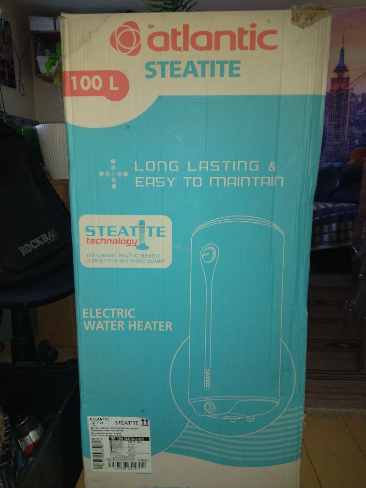 Бойлер (водонагрівач) ATLANTIC Steatite Elite VM 100 D400-2-BC (1500W)