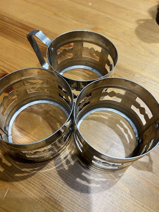 Koszyczki- uczwyty na  szklanki PRL