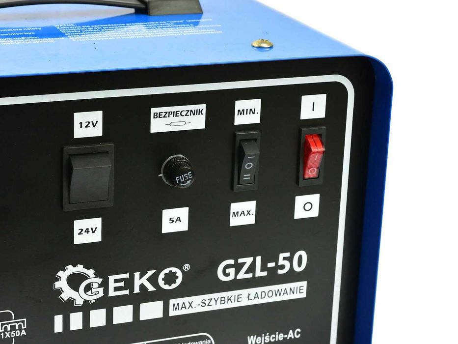 Prostownik samochodowy GZL50 12V/24V do akumulatorów 400Ah FAST CHARGE