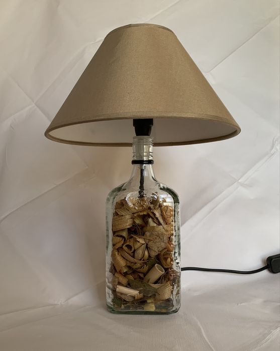 Candeeiros de Mesa a partir de Garrafas Recicladas Uísque Licor Vinho