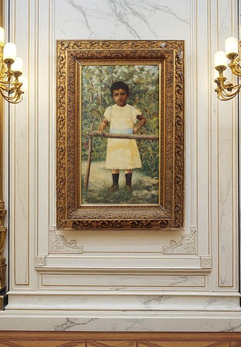 Pintor romantico sec XIX , assinado .