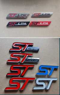 Эмблема STline ST line автомобиля Ford Focus, Mondeo, Fiesta, Fusion