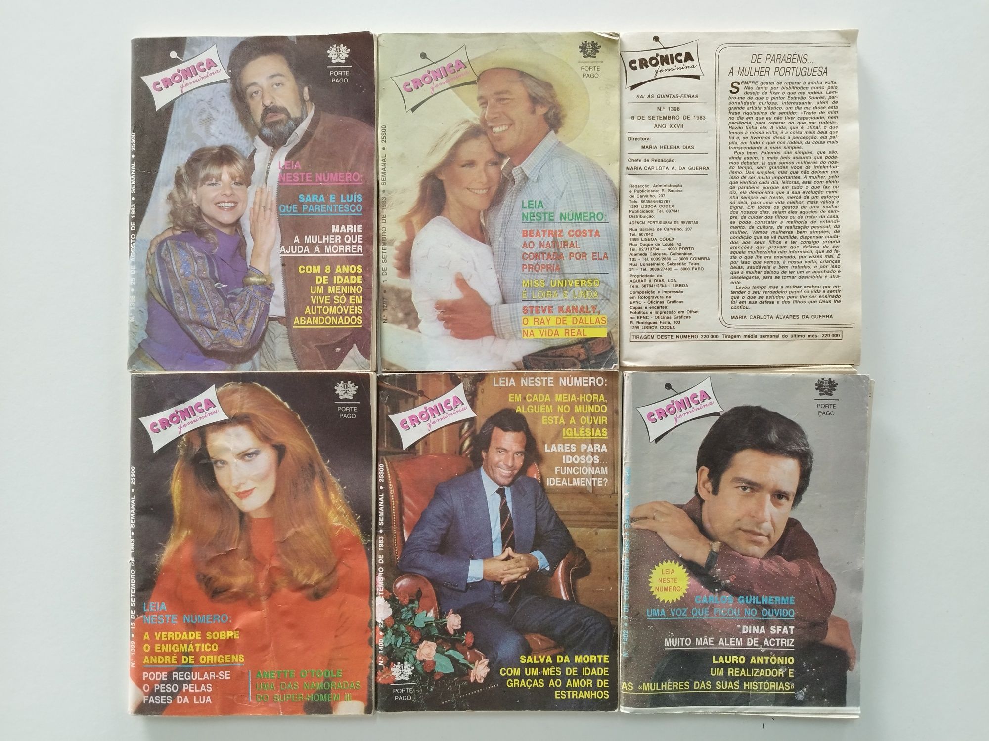 Revistas Crónica Feminina 1983