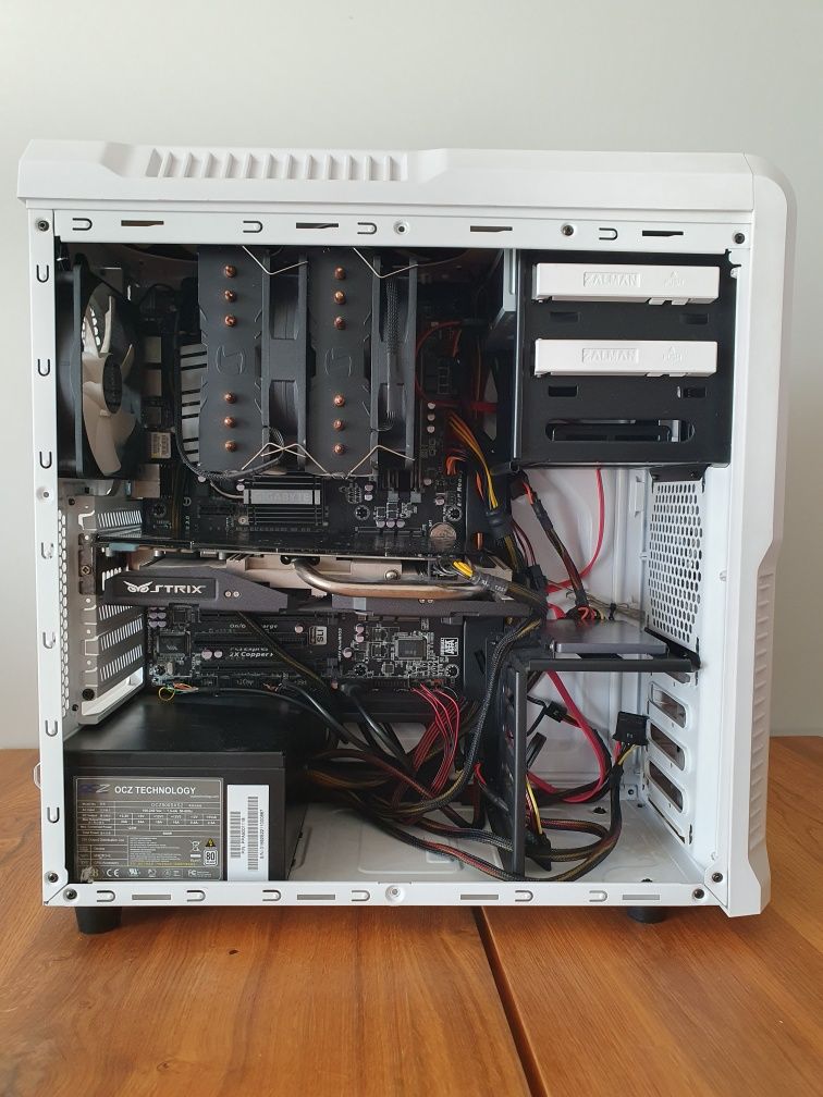 Komputer PC, AMD FX8350, GTX970, 16GB Ram, Monitor 24"