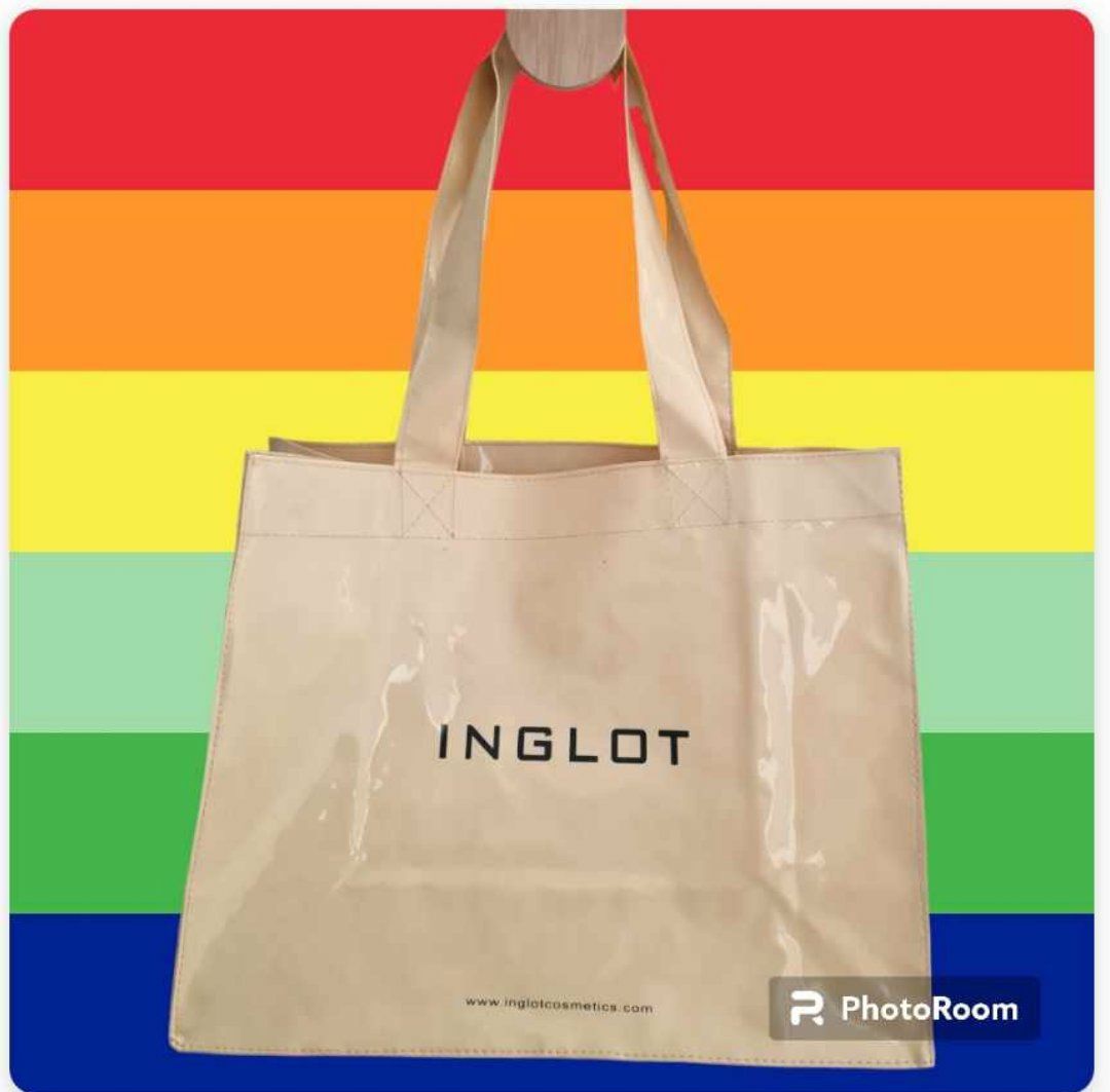 INGLOT torba lakierowana shopper bag na plażę zakupy basen NOWA