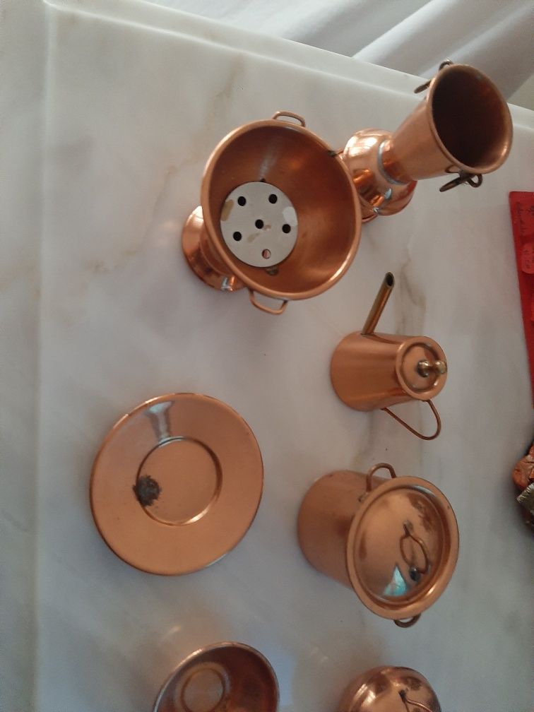 Miniaturas em cobre