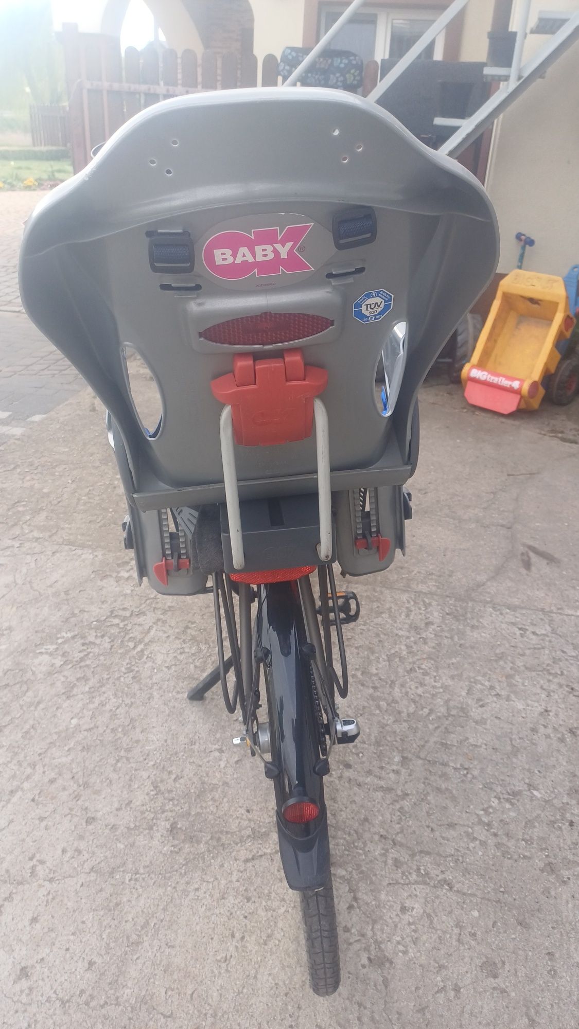 Fotelik rowerowy rozkładany  BABY