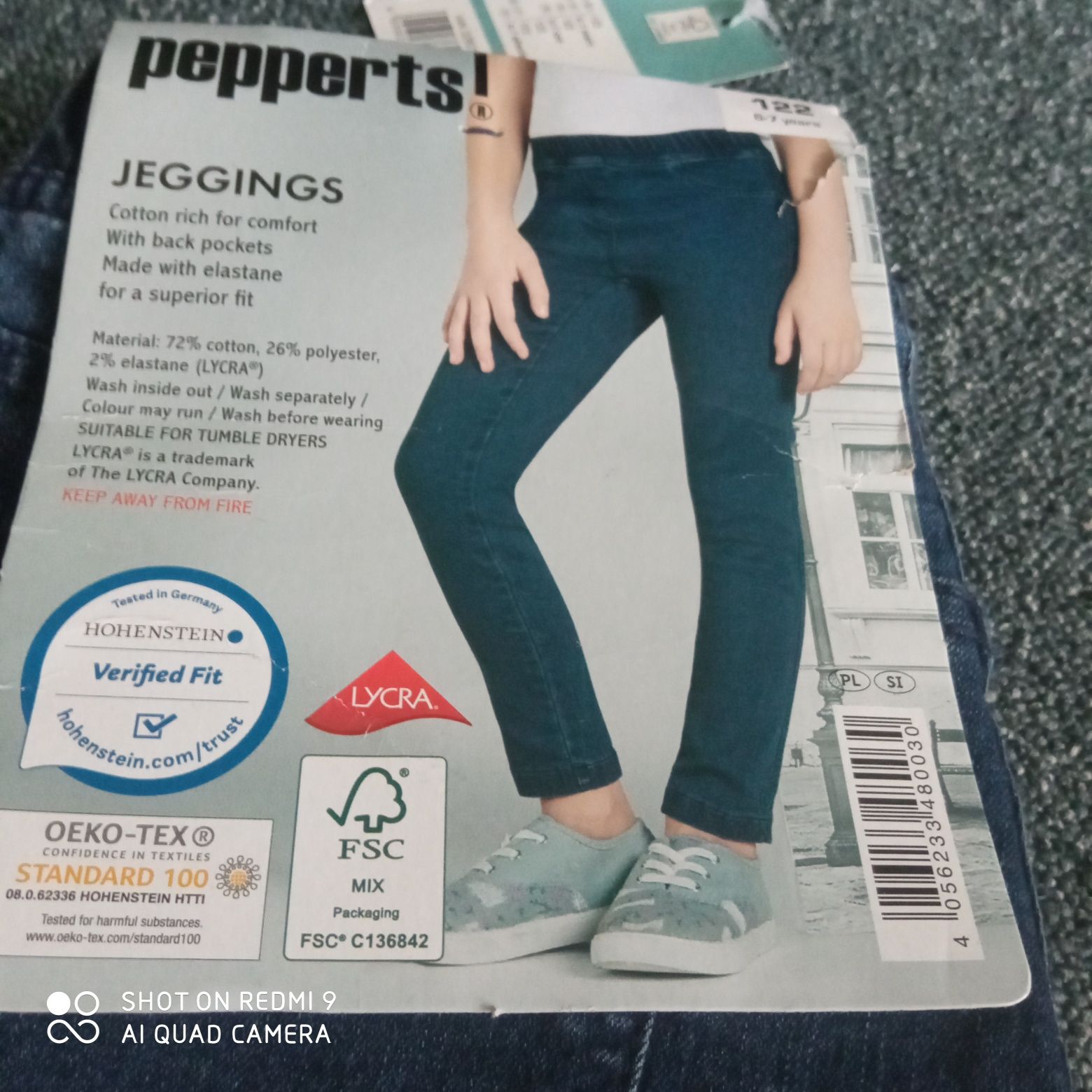 Nowe spodnie jeans 122 dziewczęce