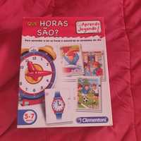 Jogo infantil "Que Horas São"