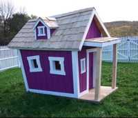 Дитячий дерев'яний ігровий будиночок