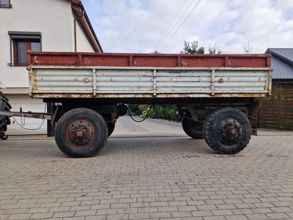 Metal-Fach SANOK D50 / D55 AUTOSAN 6T Pierwszy właściciel  Przyczepa rolnicza używana