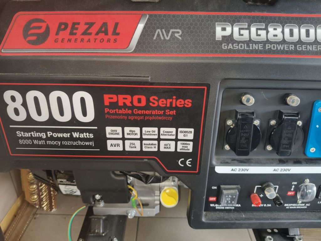 Генератор Pezal PGG 8000X