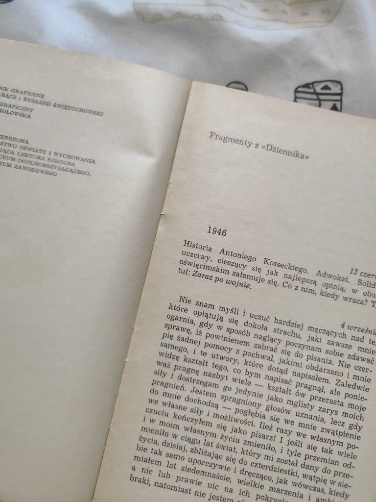 Książka Popiół i diament Jerzy Andrzejewski 1974