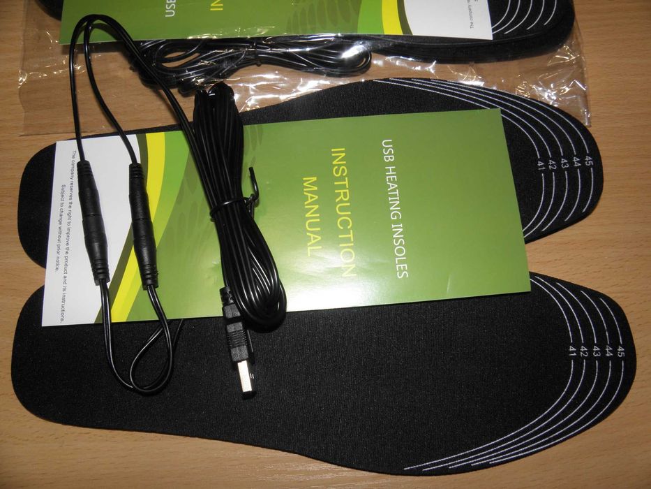 Устілки, стельки, для взуття з електро підігрівом від PowerBank