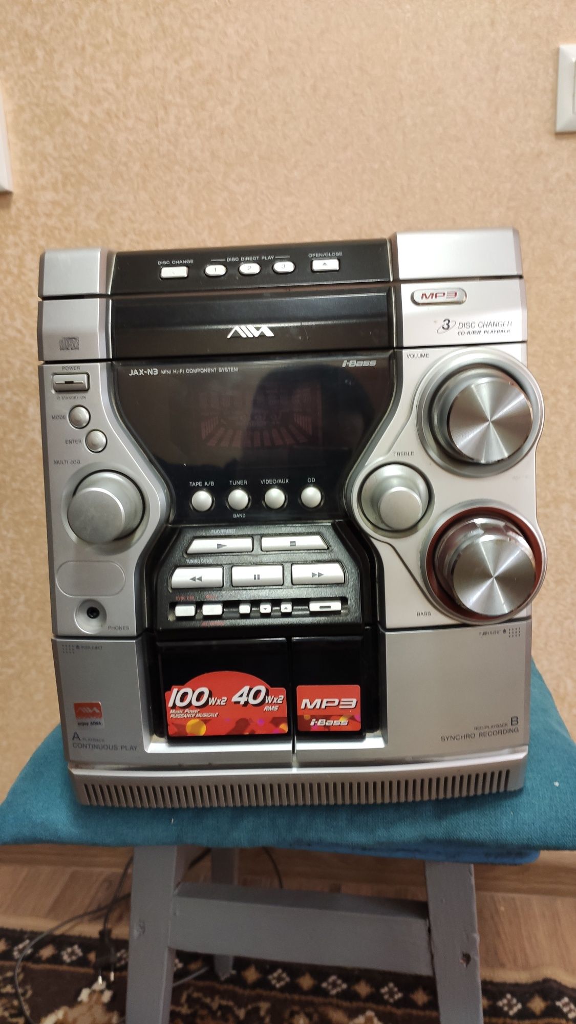 Музыкальный центр aiwa jax-N3(.БЕЗ КОЛОНОК)