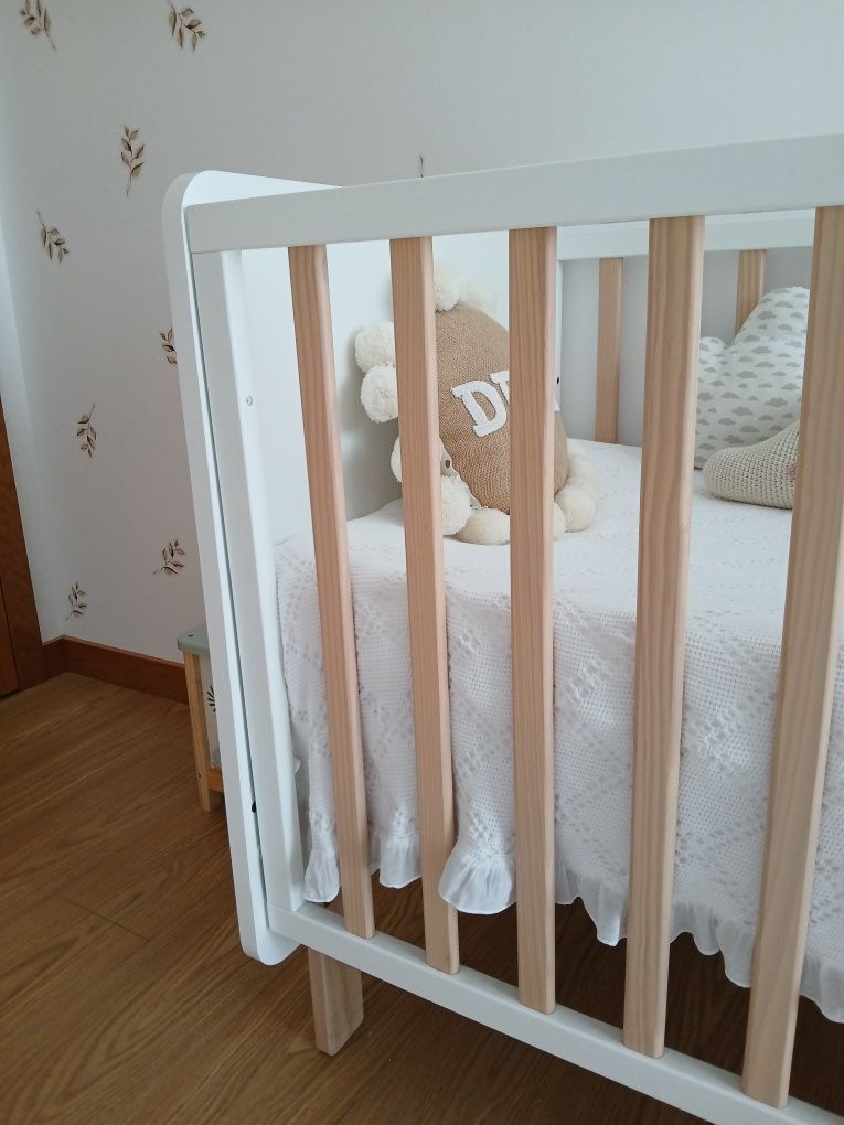 Cama de bebe Nova TRAMA -MODELO MUSA + colchao IKEA