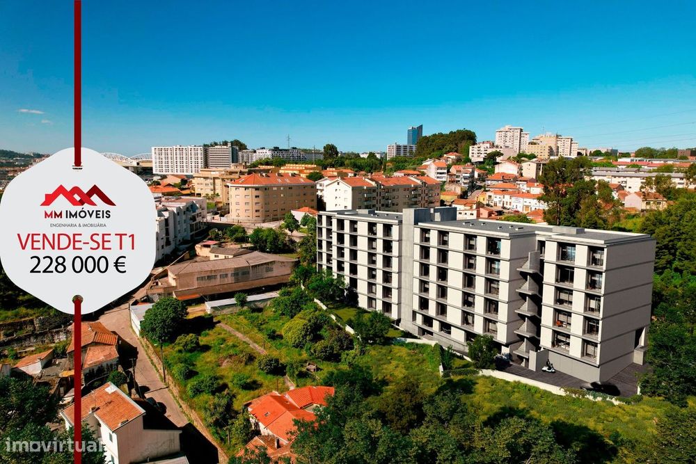 Apartamento T1 | Nova Construção | Varanda| Garagem | Campanhã| Espaço