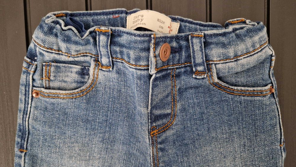 Calças de ganga para Menina Tamanho 3/6 Meses - ZARA