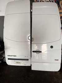 Vw crafter lift drzwi tyl komplet biale