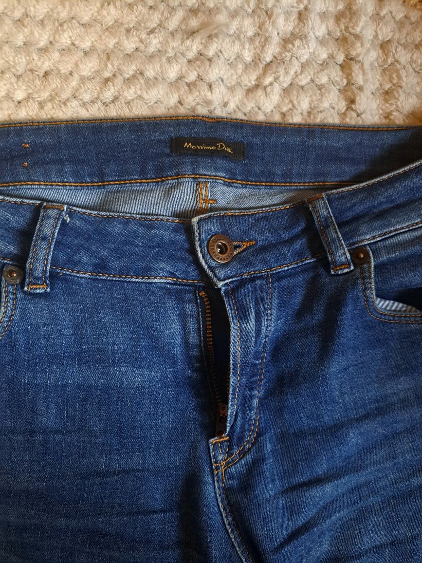 Jeansy spodnie jeansowe Massimo Dutti skinny fit rurki