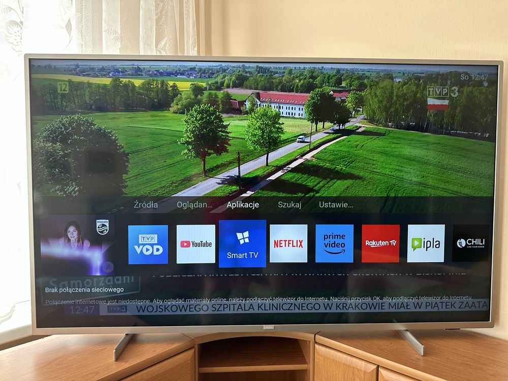 Telewizor 58" Philips LED 58PUS7555 UHD 4K HDR10+