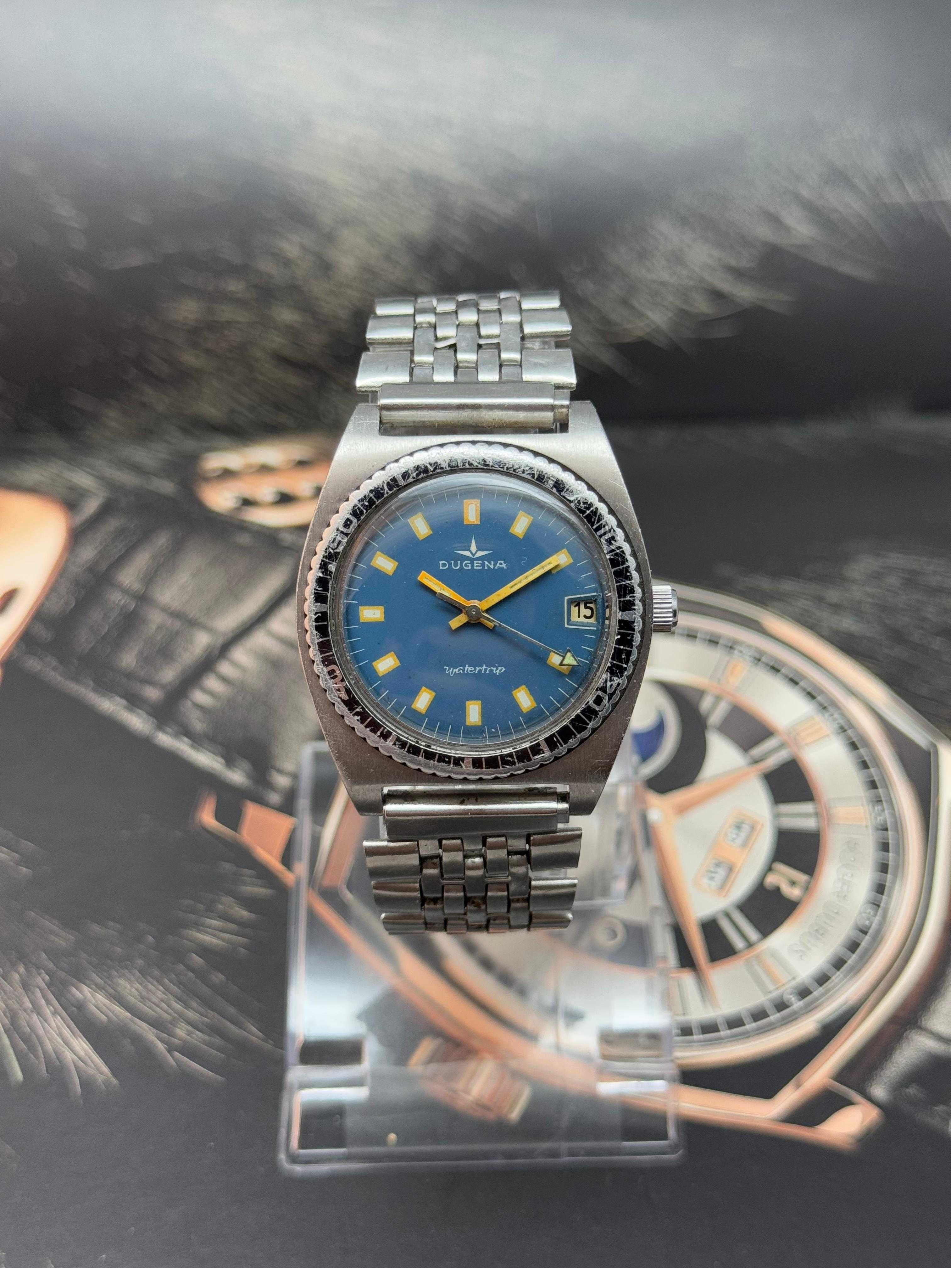Szwajcarski diver DUGENA z lat 70