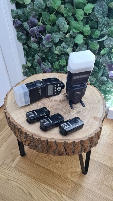 Zestaw lamp błyskowych Yongnuo z wyzwalaczami radiowymi Commlite