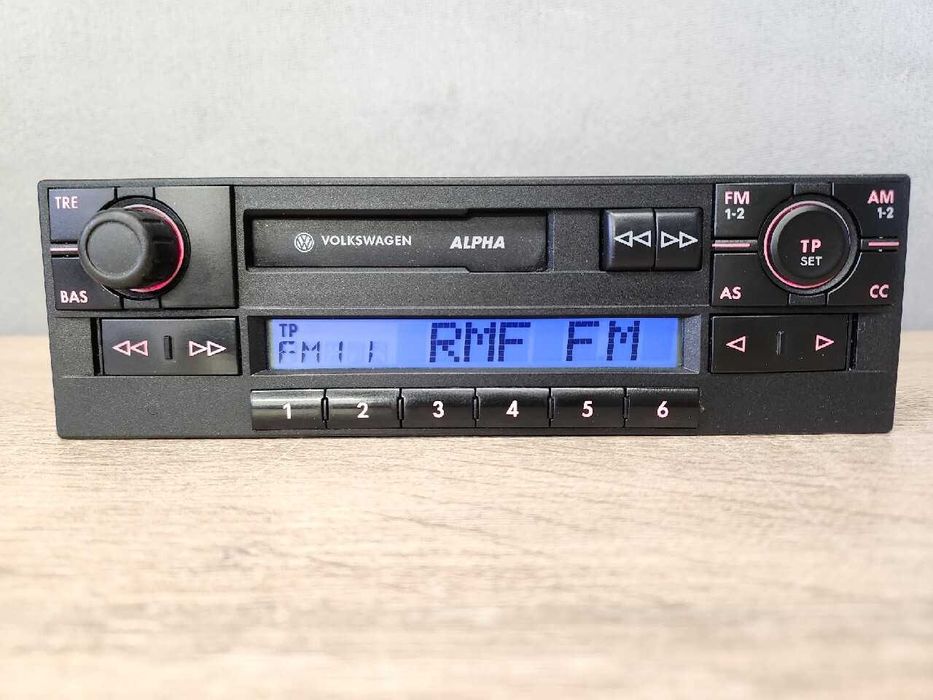 Radio samochodowe Volkswagen Alpha 5 V kod Polo Passat b5 Golf 4 T5 VW