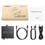 PROZOR Cyfrowy rozdzielacz audio 5.1CH 1 x 3 SPDIF