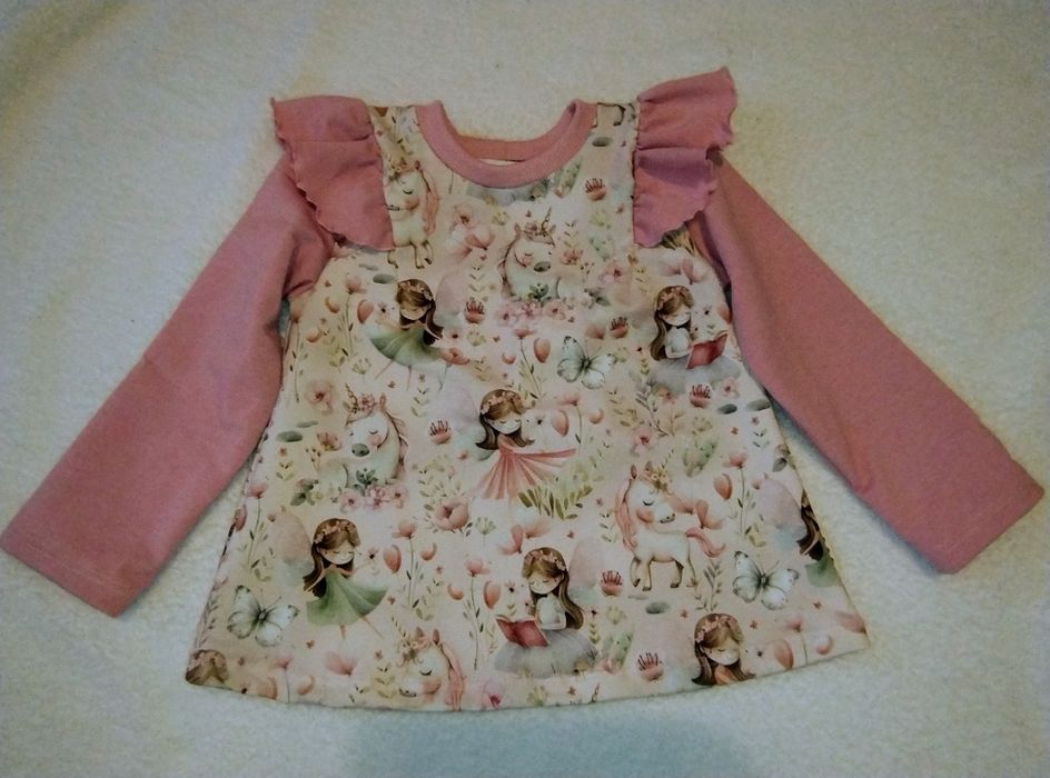 Bluza dziewczęca dresówka pętelka