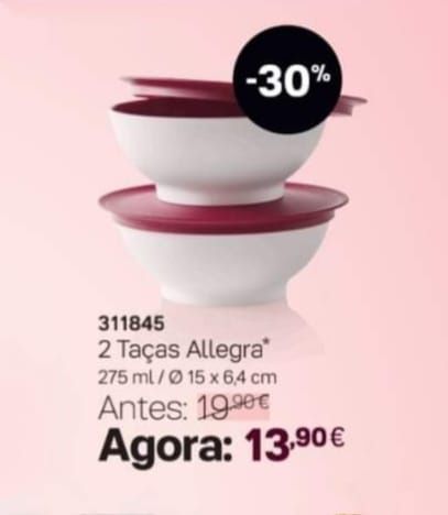 Tupperware Varias Promoções Imperdíveis desde €14.90