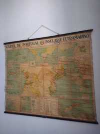 Carta /mapa antiga de Portugal Insular Ultramarino