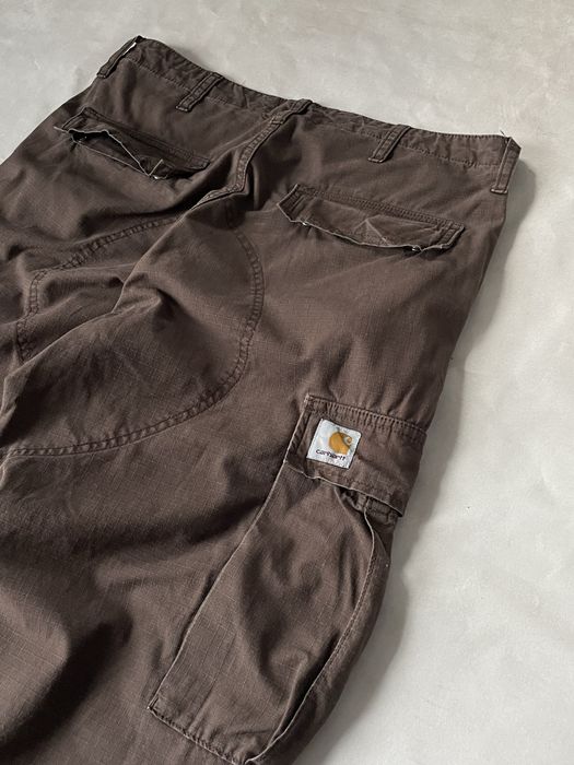 Carhartt WIP Regular Cargo Pants Brown карго штаны кархартт коричневые