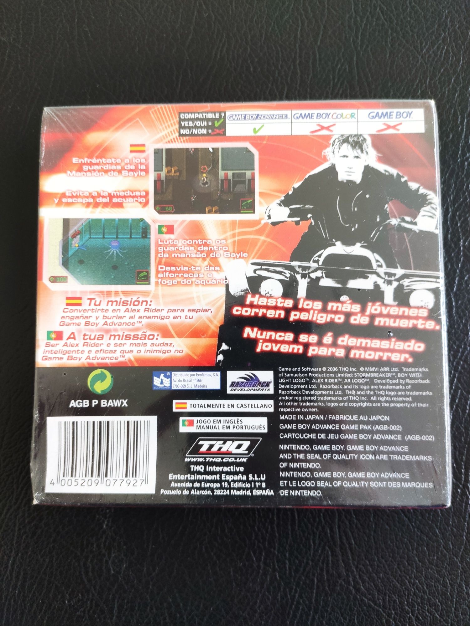 SELADO Alex Rider Stormbreaker Game Boy Advance