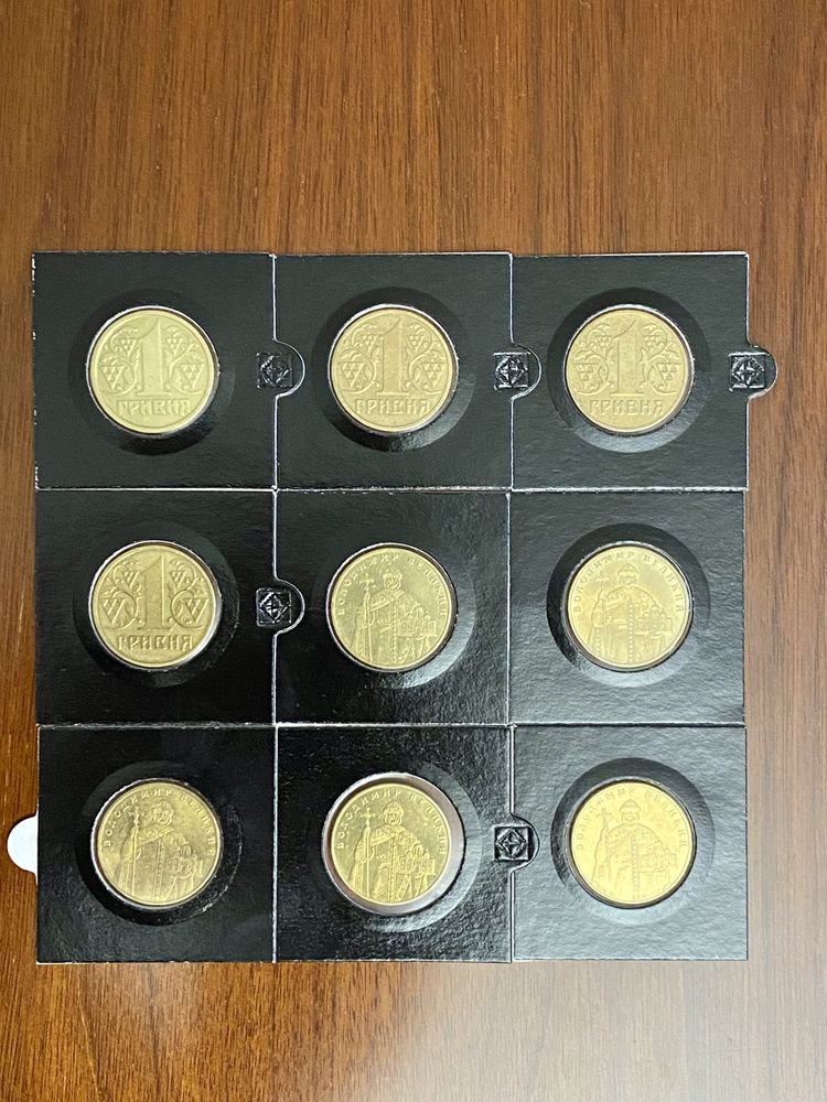 Продам монети 1 грн 1996 та інші