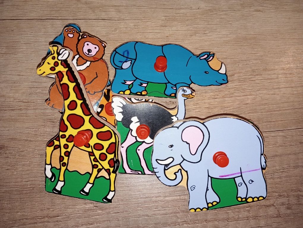 Układanka puzzle zwierzęta