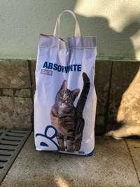 5 sacos de areia para gato