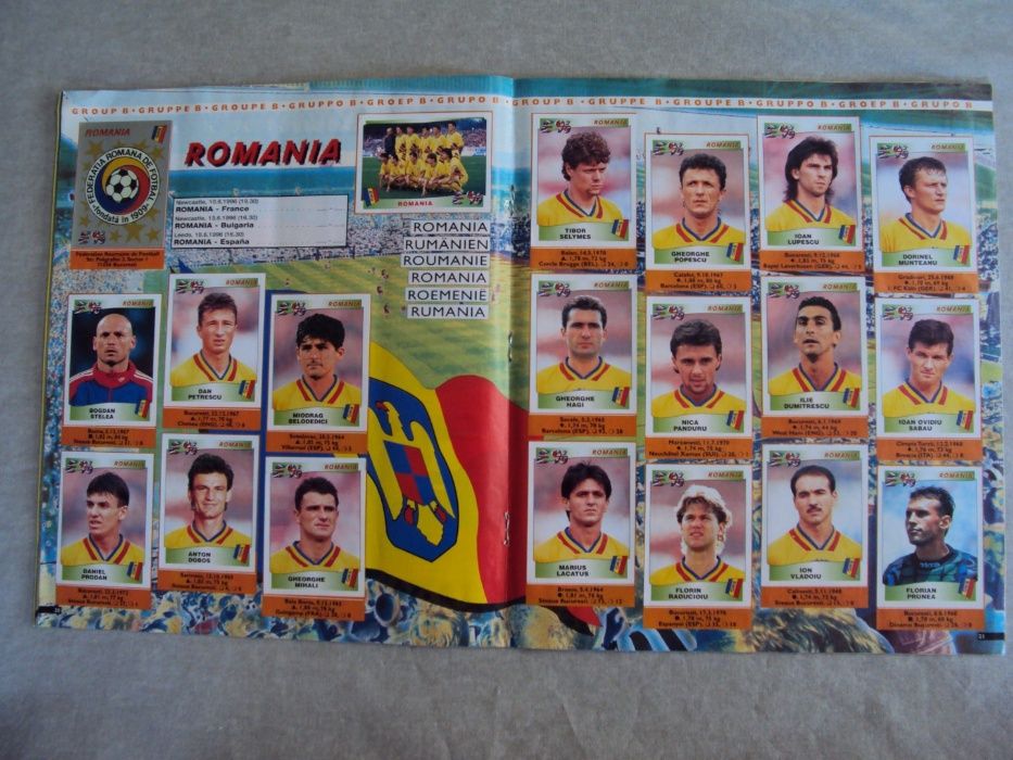 Caderneta EURO 96 - Panini (edição alemã)