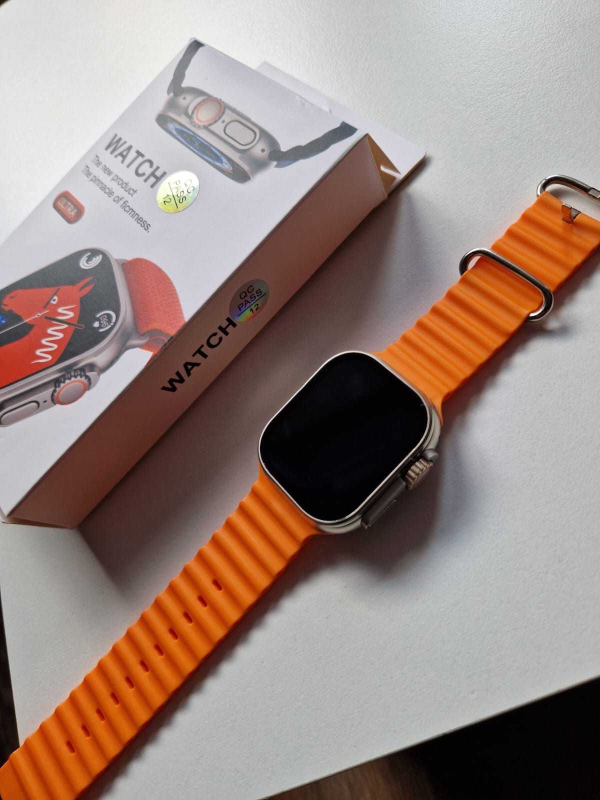 Smartwatch pomarańczowy nowy