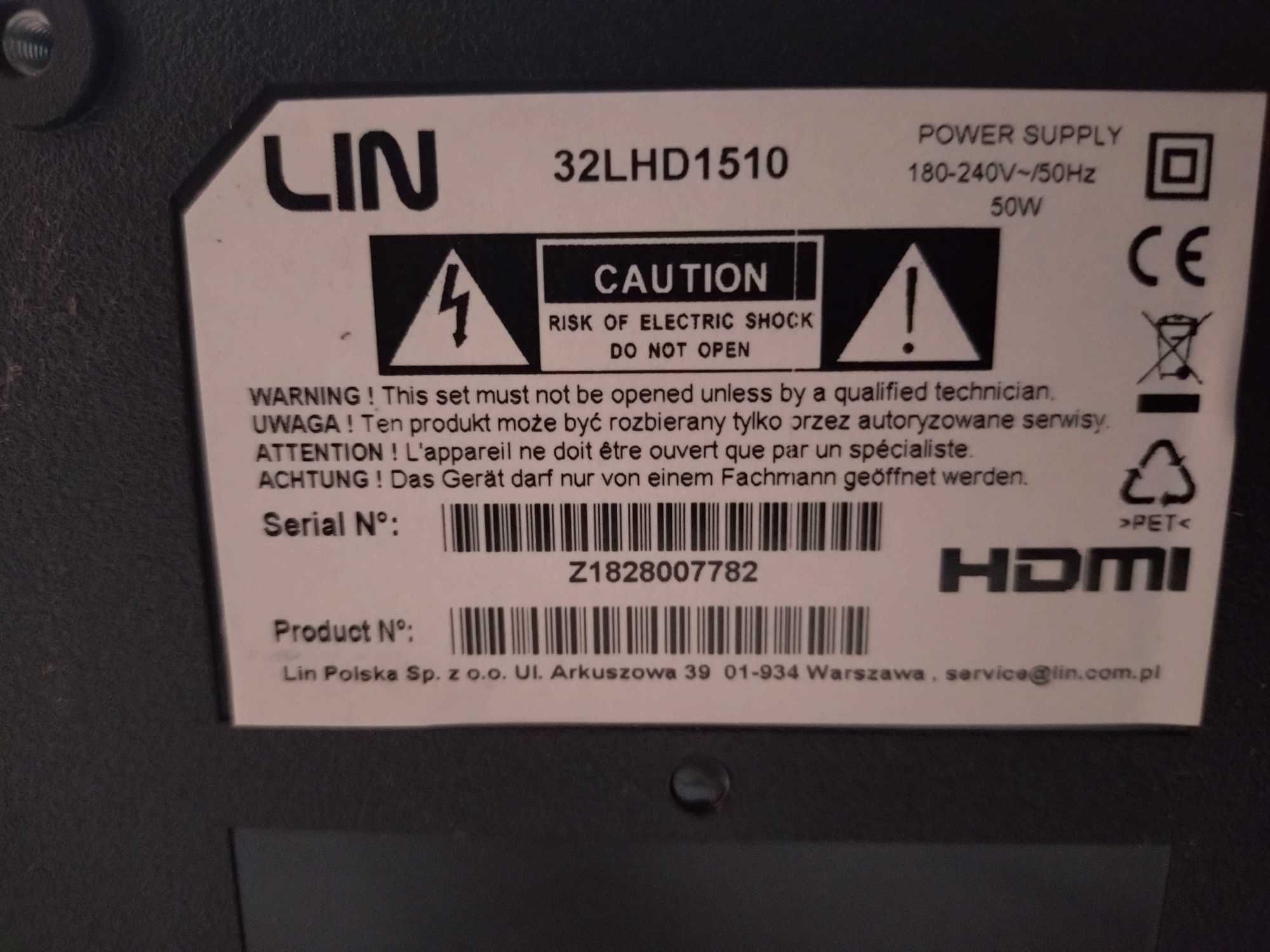 Telewizor LED Lin 32LHD1510 32 cale HD Ready