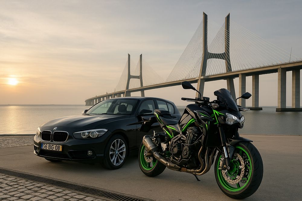 Moto Kawasaki Z900 – 2023 – Como nova | Extras incluídos