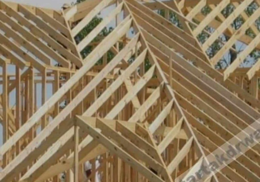 Więźba dachowa , Łaty , Kantówka, Krokwie