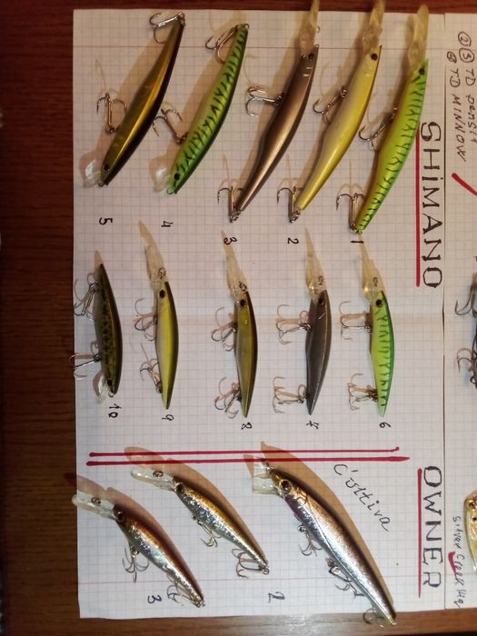 Воблеры для троллинга, кастинга Duel Yo-zuri, Daiwa, Shimano, Owner .