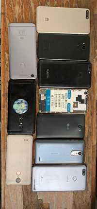Телефон лот 10 шт. Lg Xiaomi Honor(Huawei)