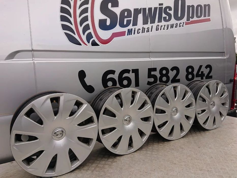 5x105 R15 Opel Astra K TPMS+ Kołpaki