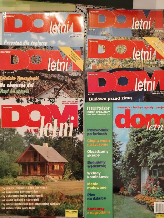 Czasopismo Dom letni Murator 5 sztuk