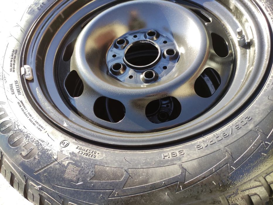 5x120 Felgi Stalowe Stal 16 Koła Zimowe Zima BMW 3 SERIA E90 E91 3 E46 F30 F31 E34 6mm Legnica ALU-RAD 205/60