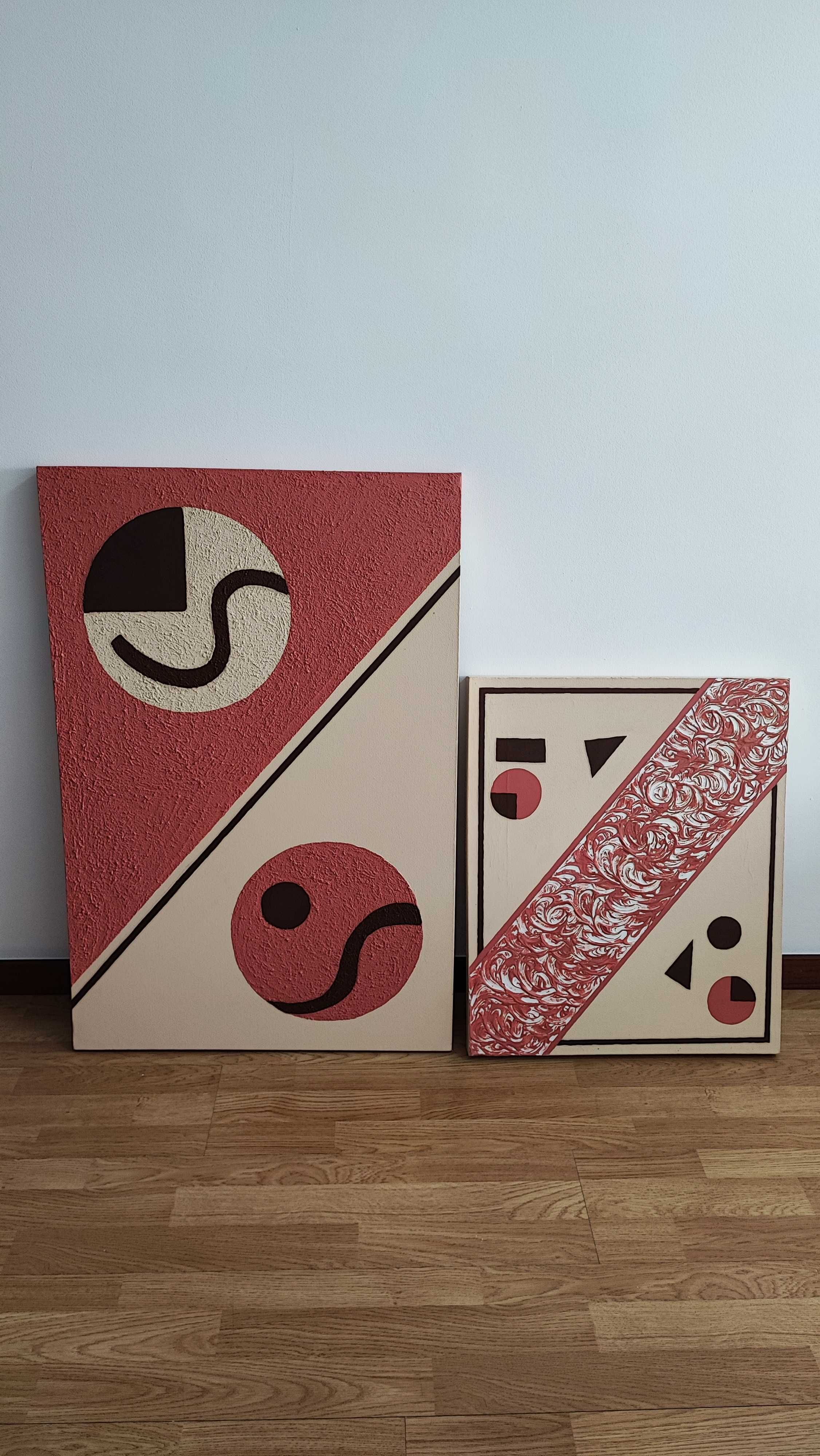 Quadros pintados à mão