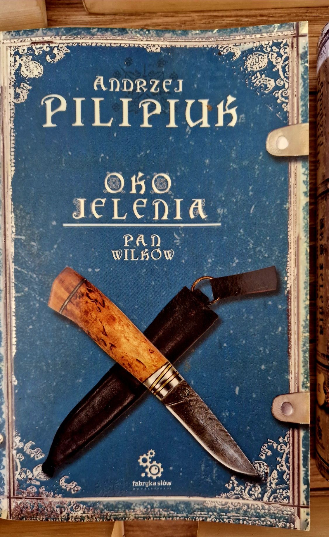 Andrzej Pilipiuk oko jelenia drewniana twierdza